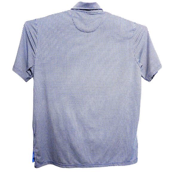 RLX Ralph Lauren Men’s 2XL Checkered Polo Shirt Black White Golf Performance - Picture 3 of 4